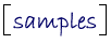 Samples Navigation Button